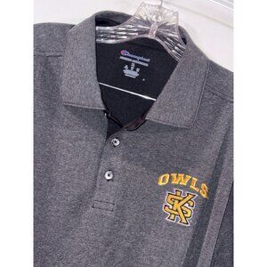 Kennesaw State University Men’s‎ 2XL Polo Shirt KSU Owls Gray Fast Shipping! XXL